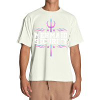 Mermaid Security Tees Mens Boys Swimmer Dad Merdad Trident Urban Heavy T-shirt | Artistshot