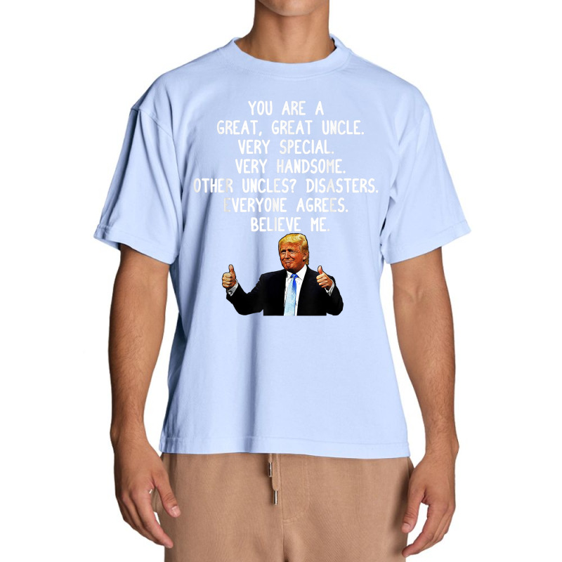 Men's Funny Donald Trump Uncle Gag Gift Conservative Uncle Urban Heavy T-shirt | Artistshot