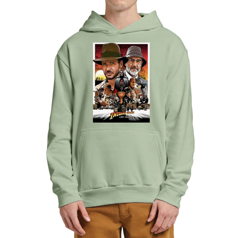 Indiana Jones And The Last Crusade Urban Pullover Hoodie | Artistshot