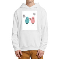 Cute Couple Urban Pullover Hoodie | Artistshot