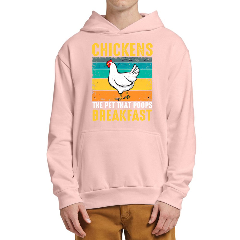 Chicken Chick Funny Chicken Chickens The Pet That Poops Breakfast 336  Urban Pullover Hoodie by cm-arts | Artistshot