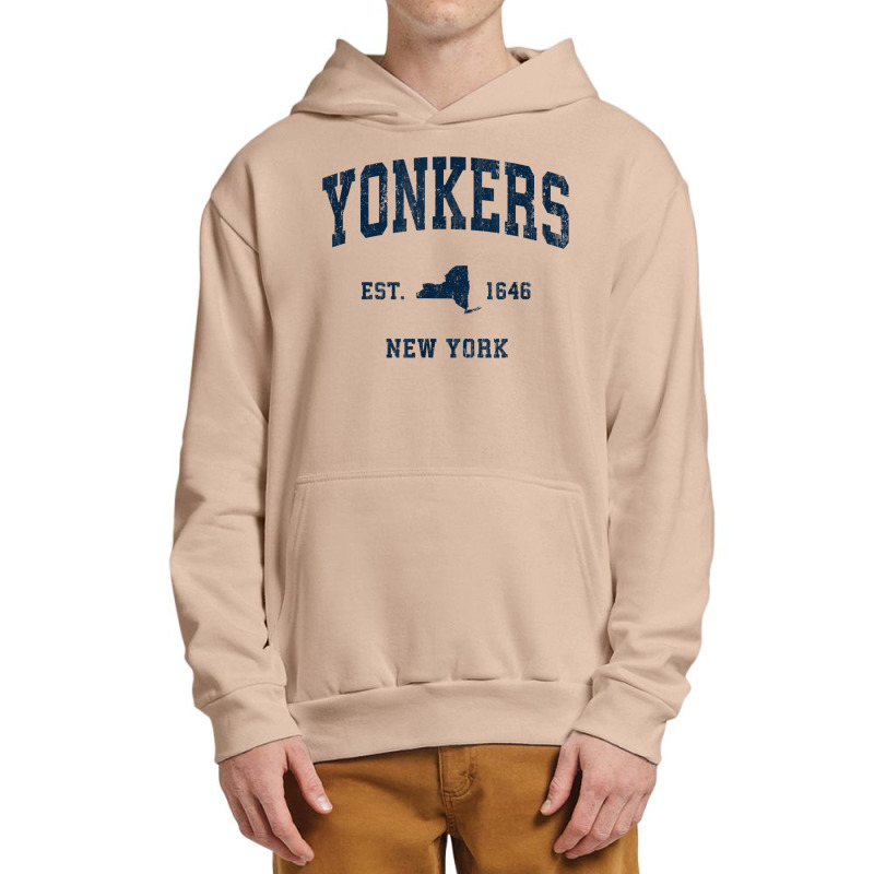 Yonkers New York Ny Vintage Athletic Navy Sports Design T Shirt Urban Pullover Hoodie | Artistshot