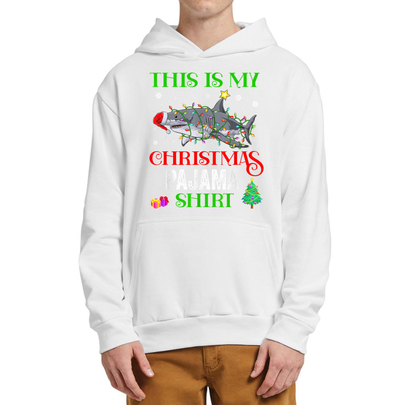 This Is My Fishing Christmas Pajama Merry Fishmas Fisherman T Shirt Urban Pullover Hoodie | Artistshot