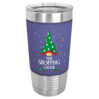 Funny Shopping Gnome Group Matching Family Costume Christmas Premium T Leatherette Tumbler | Artistshot