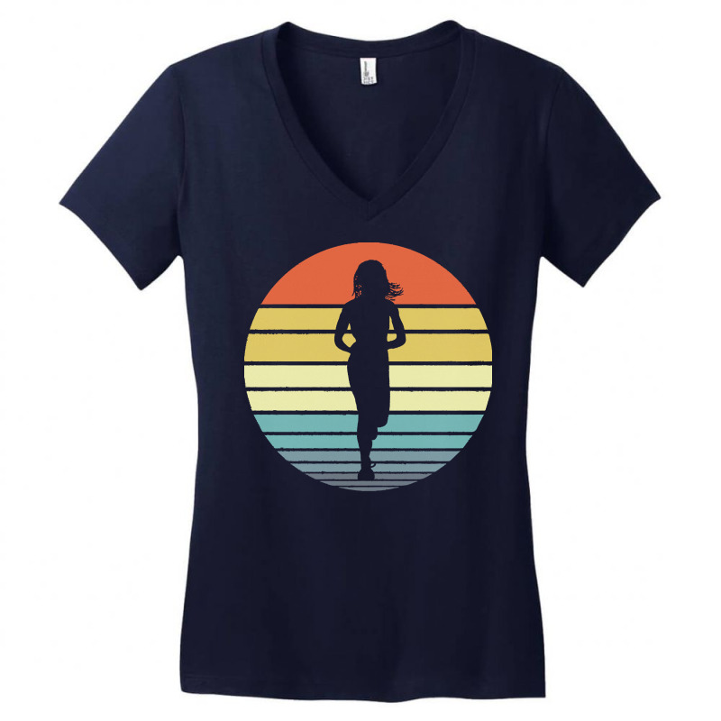 Running Women T  Shirt Running Women's V-Neck T-Shirt by trimmingpoliceman | Artistshot