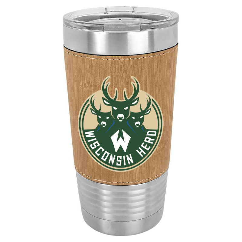 Wisconsin Herd Leatherette Tumbler | Artistshot