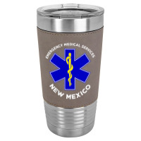 New Mexico Ems Emergency Medical Services Emt Medic Leatherette Tumbler | Artistshot