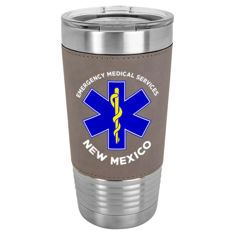 New Mexico Ems Emergency Medical Services Emt Medic Leatherette Tumbler | Artistshot