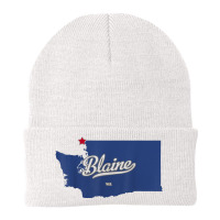 Blaine Washington Wa Map Beanie | Artistshot