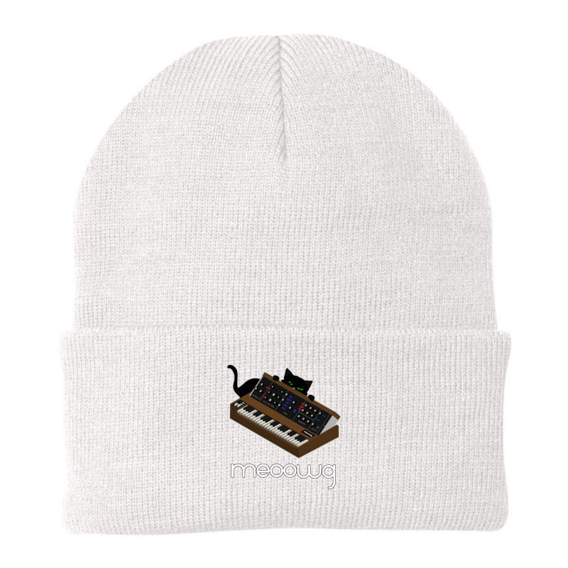 Synthesizer Cat Meow Beanie | Artistshot