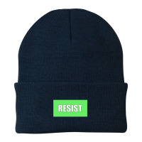 Resist Protest Products (green) Beanie | Artistshot