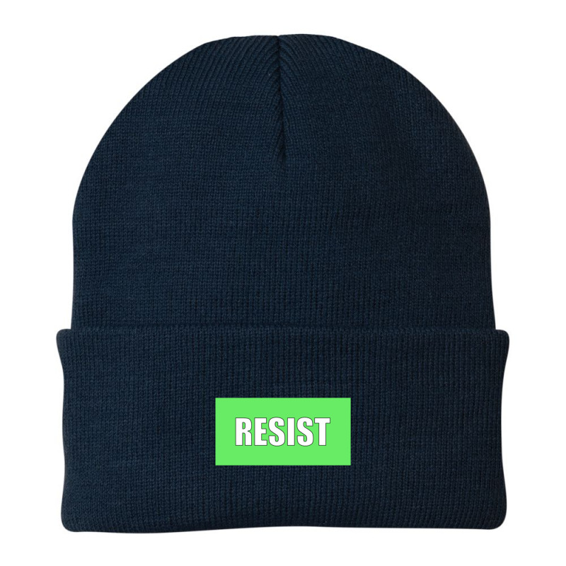 Resist Protest Products (green) Beanie | Artistshot