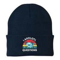 Retro Anime Shirt I Axolotl Questions Amine Lovers Gift T Shirt Beanie | Artistshot