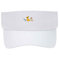 Simba Zazu And Timon   Cartoon Visor Hat | Artistshot