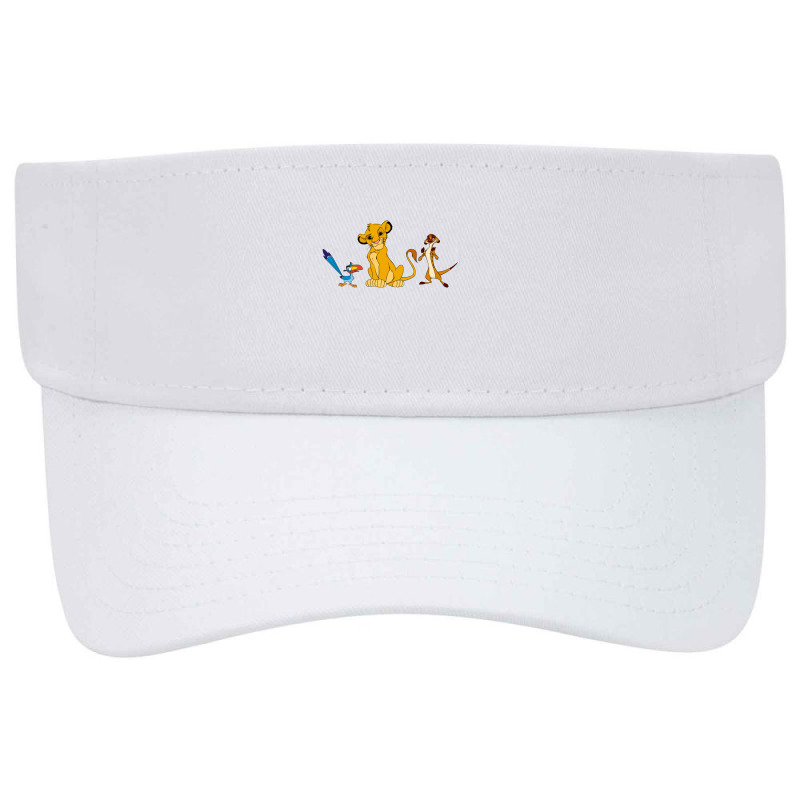 Simba Zazu And Timon   Cartoon Visor hat by JACQUELINEMARIASMITH | Artistshot