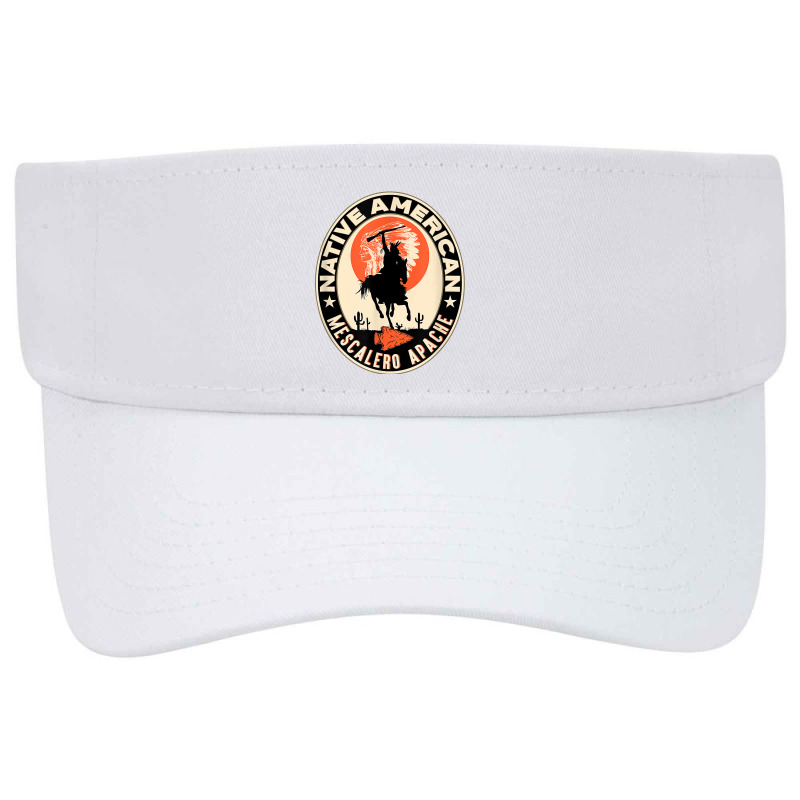 Mescalero Apache Strong Native American Indian Tribe Pride T Shirt Visor hat by birijeboto | Artistshot