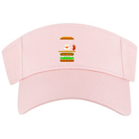 Burger Time Retro 80's Arcade Game Design Visor Hat | Artistshot