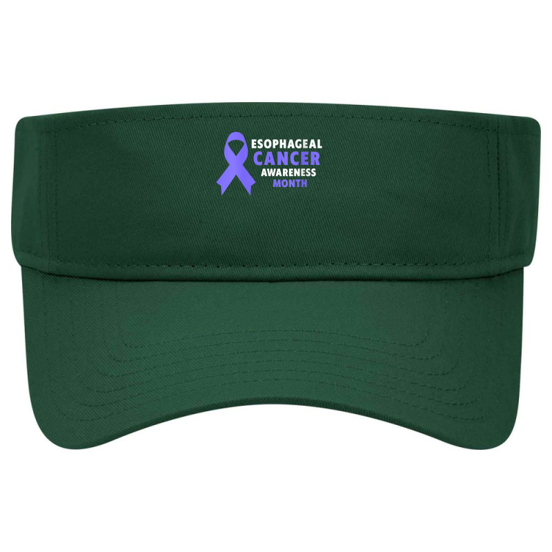 Womens Esophageal Cancer Shirt   Esophageal Cancer Awareness Month V N Visor hat by cm-arts | Artistshot