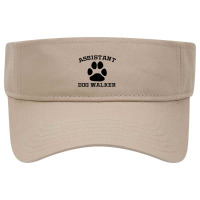 Kids Assistant Dog Walker Paw Print Kids T Shirt Visor Hat | Artistshot