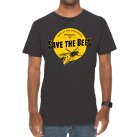 Save The Bees Honey Vintage T-shirt | Artistshot