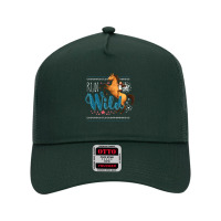 Kids Dreamworks Spirit Riding Free   Run Wild Kids T Shirt Mesh Back Trucker Hat | Artistshot