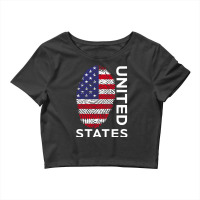 Usa America Flag Home United States Crop Top | Artistshot