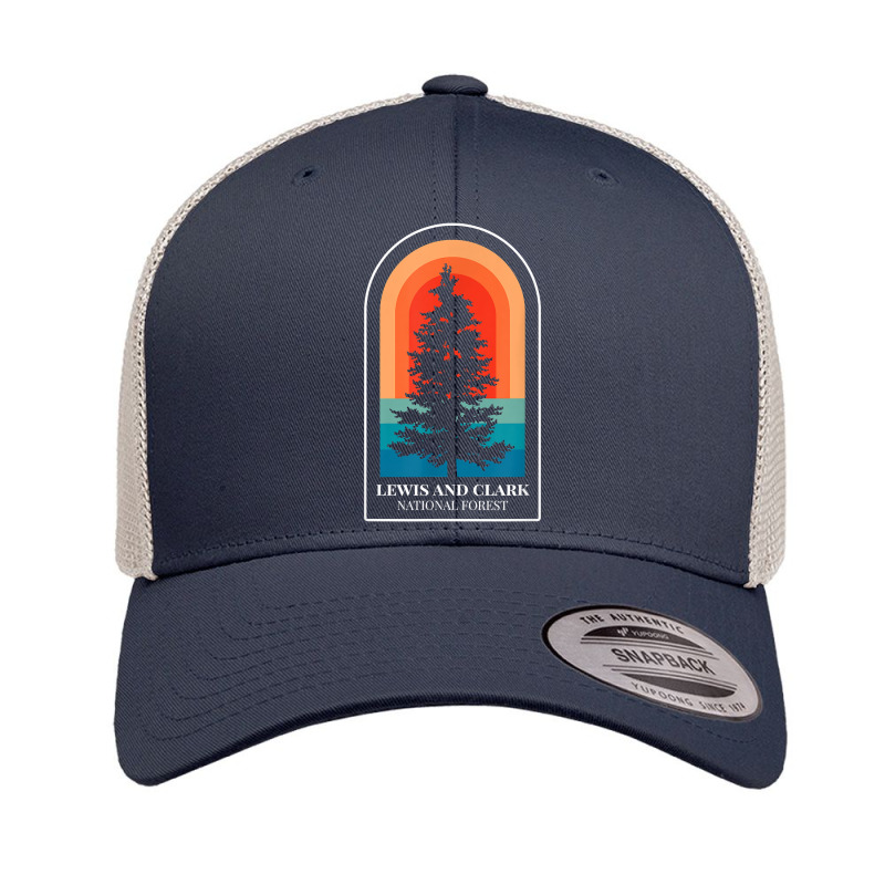 Retro Lewis And Clark National Forest Montana Hiking T Shirt Retro Trucker Cap by hollymu | Artistshot