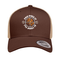 Clay Target Shooting Pull It Drill It Trap Skeet Shooting Sweatshirt Retro Trucker Cap | Artistshot