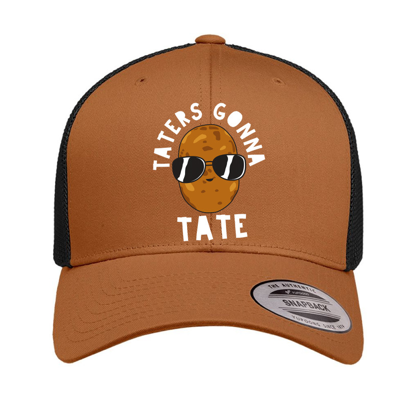 Taters Gonna Tate Funny Potato Tater Tot Foodie Gift T Shirt Retro Trucker Cap | Artistshot