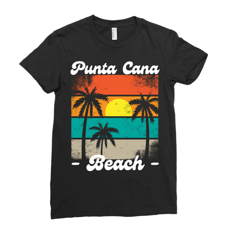 Punta Cana Dominican Republic Beach Ladies Fitted T-Shirt by spreadshirt.com/Wolf shop | Artistshot