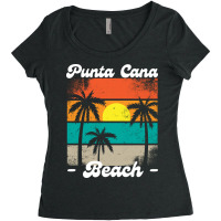 Punta Cana Dominican Republic Beach Women's Triblend Scoop T-shirt | Artistshot