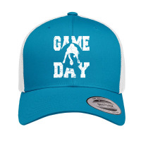 Football Game Day Footballer 205 Retro Trucker Cap | Artistshot