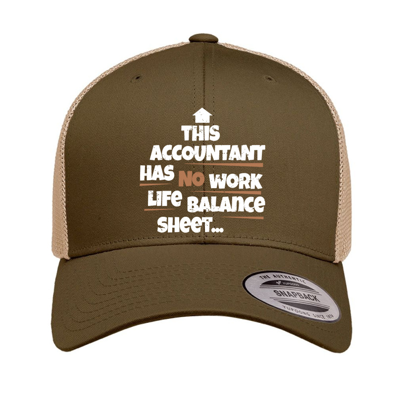 Work Life Balance Sheet Retro Trucker Cap | Artistshot