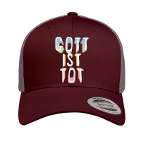 Nietzsche Gott Ist Tot 'god Is Dead' Philosophy Nihilism Tee Retro Trucker Cap | Artistshot