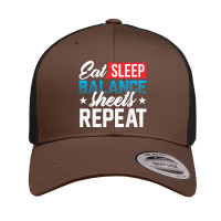 Balance Sheet Accountant Cpa Bookkeeper Software Funny Cute Retro Trucker Cap | Artistshot