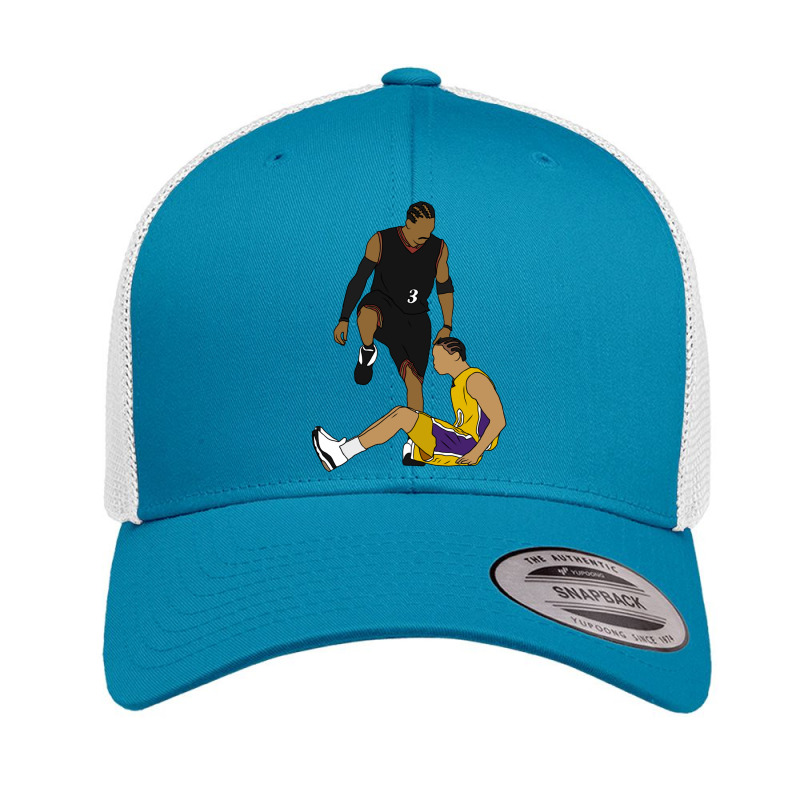 The Step Over Retro Trucker Cap by grahamlauren | Artistshot