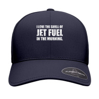 I Love The Smell Of Jet Fuel In The Morning Aviation Humor T Shirt Seamless Cap | Artistshot