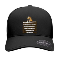 A Horse Will Never Break Your Heart   Horseback Riding Horse T Shirt Seamless Cap | Artistshot