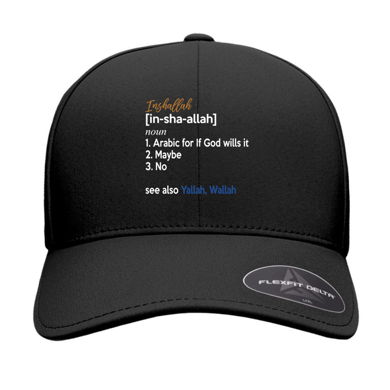 Inshallah Arabic Lebanese Syrian Egypt Definition Funny Premium T Shir Seamless Cap by lissuttie | Artistshot