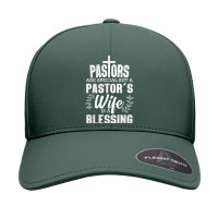 Funny Pastor Art For Women Wife Pastor Preacher Christian T Shirt Seamless Cap | Artistshot