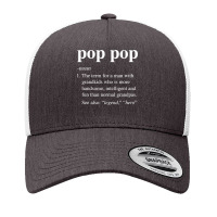 Mens Pop Pop Definition Funny Poppop Dictionary For Men Grandpa T Shir Yupoong Trucker Cap | Artistshot