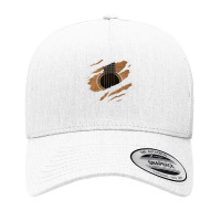 Brown Guitar Yupoong Trucker Cap | Artistshot