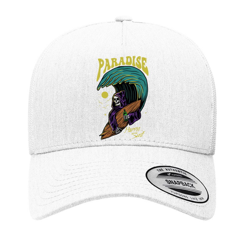 Paradise Yupoong Trucker Cap by ociswanwan | Artistshot