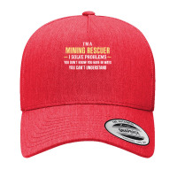 Mining Rescuer I Solve Problems Funny Gift Yupoong Trucker Cap | Artistshot