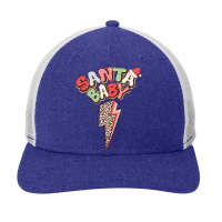 Santa Leopard Lightning Bolt Santa Hat Baby Christmas Retro Snapback Trucker Cap | Artistshot