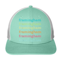 Framingham Massachusetts (ma) Cute And Colorful Text Snapback Trucker Cap | Artistshot