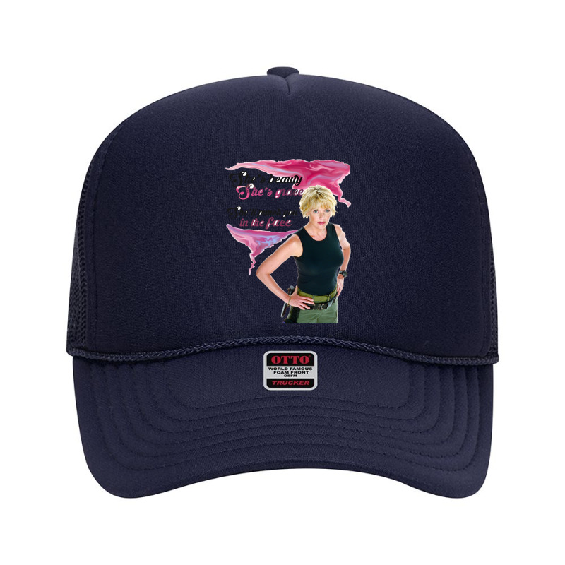 She_s Beauty, She_s Grace Foam Trucker Hat by cm-arts | Artistshot