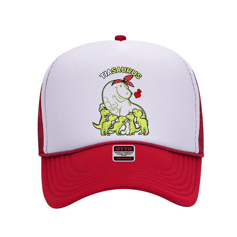 Tiasaurus Tia 5 Kids Dinosaur Aunt Auntie Tita Foam Trucker Hat | Artistshot