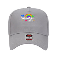 Capitalism Kills Nihilist Kidcore Anti Capitalist Socialist Adjustable Baseball Cap | Artistshot