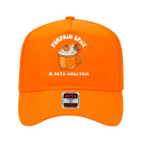 Pumpkin Spice And Data Analysis Database Engineer Autumn Adjustable Baseball Cap | Artistshot